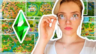 Jai rénové toutes les villes des Sims 4  🛠️ Partage Sauvegarde [upl. by Furgeson]