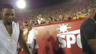 Jason Derulo Performs quotTrumpetsquot at USC Halftime Show [upl. by Sancho997]