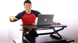 Flexispot SitStand Desk Riser  Unboxing and Review [upl. by Akemal]