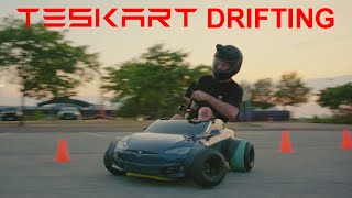 Tesla Go Kart Drifting  TESKART [upl. by Winifred]