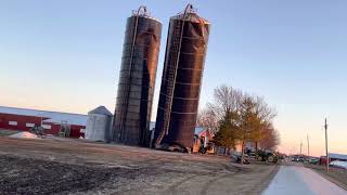 Harvestor Silo Demolition [upl. by Ahsieket628]