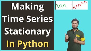 Making time series stationary In Python  How to make time series stationary in Python [upl. by Peppi]