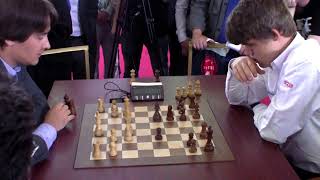 GM Morozevich Russia  GM Carlsen Norway 2013 FF [upl. by Longfellow72]