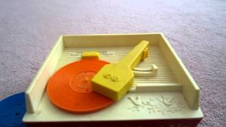 Fisher Price Record Player Vintage 1971 PLAYING ALL SONGS [upl. by Rehotsirhc]