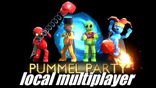 Local coop in Pummel Party single PC multiplayer [upl. by Ule]