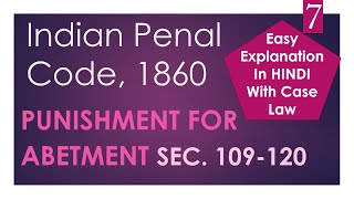 Abetment Punishment  Easy Explanation  Indian Penal Code [upl. by Grunenwald885]