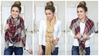 10 WAYS TO WEAR A SCARF [upl. by Surdna]