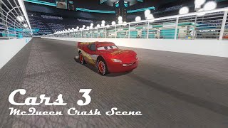 Cars LEGENDS  Cars 3  McQueen Crash Scene [upl. by Otrevogir]