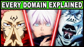 Every Domain Expansion Explained  Jujutsu Kaisen All Domain Expansions and Their Powers  JJK [upl. by Nyberg600]