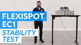 Flexispot EC1 Electric Standing Desk Stabilty Test [upl. by Natale]