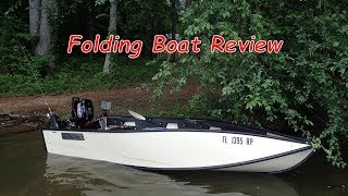 Folding Boat amp Suzuki 6 HP Outboard Review [upl. by Naivat883]