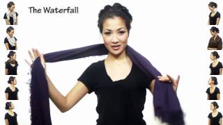 25 Ways to Wear a Scarf in 45 Minutes [upl. by Htebarual698]