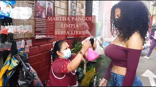 Martha ♥ Pangol amp Nathalia Market Limpia Feria Libre Cuenca Spiritual Cleansing Massage ASMR [upl. by Neevan]