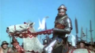 Battle of Agincourt from Oliviers Henry V [upl. by Ettenuahs]