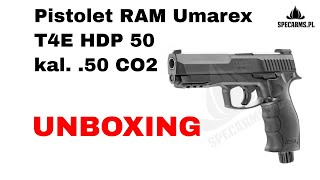 Pistolet RAM Umarex T4E HDP 50 kal 50 CO2 Unboxing [upl. by Malin]