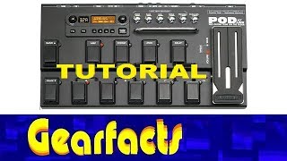Line 6 PODxt tutorial [upl. by Dawes]