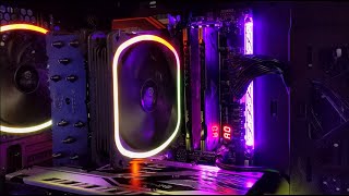 Noctua with RGB  NHD15 amp NHU12S Chromax Black CPU Coolers [upl. by Netnerb]