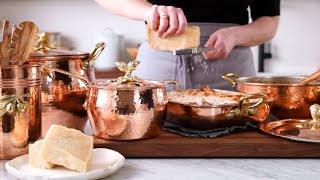 Making Lasagna Like an Italian with Ruffoni Historia Copper Cookware  Williams Sonoma [upl. by Nevek918]