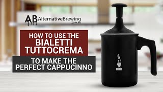 How to Use the Bialetti Tuttocrema Milk Frother [upl. by Fortune]