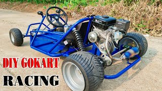 Upgrade DIY F1 3000w Go kart to Go Kart Racing 200c CVT Gearbox [upl. by Delia446]