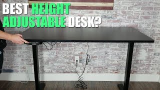 Best Height Adjustable Standing Desk Flexispot E2 Review [upl. by Netsyrc]