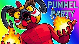 Pummel Party Funny Moments  Mario Party But With Blood and Satan [upl. by Lacy7]