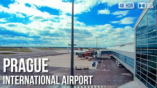 Prague International Airport Vaclav Havel  🇨🇿 Czech Republic 4K HDR Walking Tour [upl. by Ahsietal]