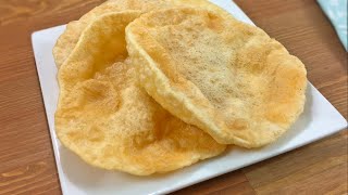 Soft Indian Puri Recipe • How To Make Poori Recipe • How To Make Puri Bread • Indian Bread Recipe [upl. by Bowles]