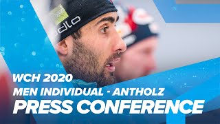 Antholz 2020 Men Individual Press Conference [upl. by Siuqram]