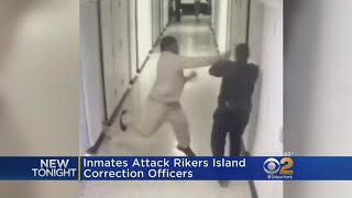 Inmates Attack Rikers Island Correction Officers [upl. by Web17]