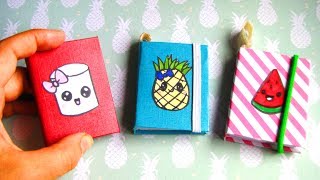 DIY MINI NOTEBOOKS  Makkelijke Kawaii Notitieboekjes How to [upl. by Dadivitan]