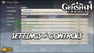 Genshin Impact  PC Game Settings amp Controls [upl. by Bushore]