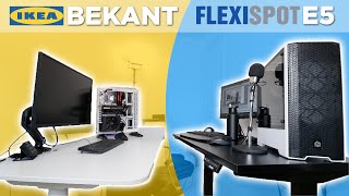 FlexiSpot E5 vs IKEA BEKANT Desk [upl. by Weinstein]