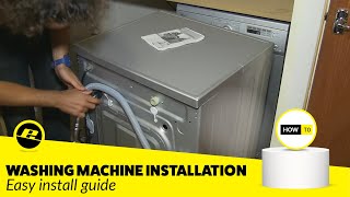 How to Install a Washing Machine Easy Guide [upl. by Daeriam]