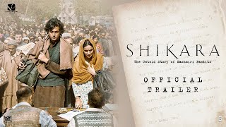 Shikara  Official Trailer  Dir Vidhu Vinod Chopra  7th February 2020 [upl. by Ydnys349]