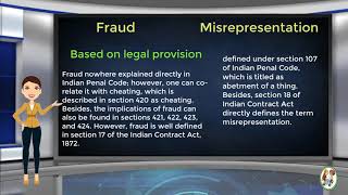 What is Difference Between Fraud amp Misrepresentation [upl. by Edgar]