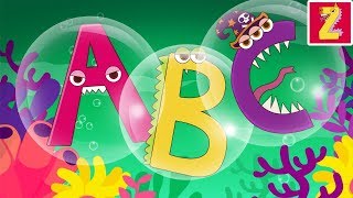 Make a Monster ABC Under the Sea l phonics song amp bubbles ABCD Song l ZooZooSong for kids [upl. by Lexie]