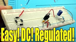 How to build a simple regulated DC power supply [upl. by Benia379]