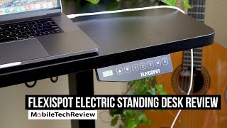 Flexispot Electric Standing Desk Review [upl. by Nikolia]