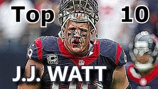 JJ Watt Top NFL Highlights [upl. by Ennagrom]