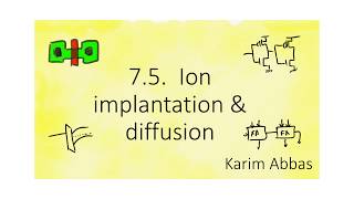 75 Ion implantation amp diffusion [upl. by Barrow]