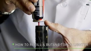 How to Fill a Butane Torch Lighter [upl. by Monique335]