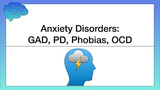 Anxiety Disorders – GAD PD Phobias and OCD [upl. by Beauchamp]