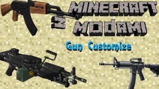 Minecraft z modami 41  Gun Customization  broń palna w Minecraft [upl. by Ardnu]