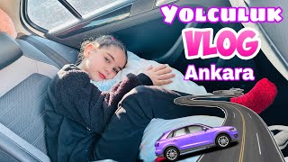 UZUN YOLCULUK VLOG  ANKARA RukiyeCetinkaya PrensesLinaTv [upl. by Nilra]