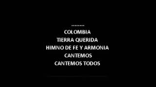 Colombia tierra querida  Karaoke [upl. by Aerdnua973]