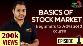 Stock Market Free Course For Beginners To Advanced Episode1 [upl. by Porcia658]