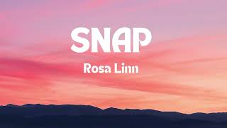 SNAP  Rosa Linn Lyrics [upl. by Harrat]