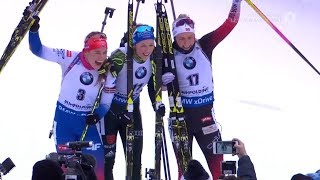 Biathlon  quotRuhpolding 2019quot  Massenstart Damen  Mass Start Women [upl. by Zicarelli]