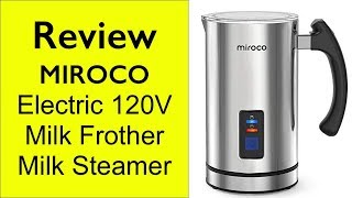 Review Miroco Milk Frother  How to make froth milk at home [upl. by Bartholomeus210]